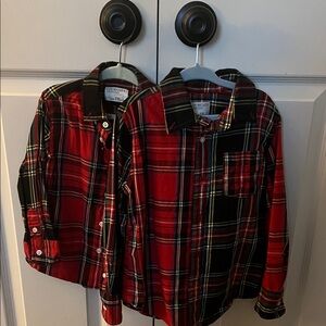 Holiday plaid brothers shirts by J.Crew